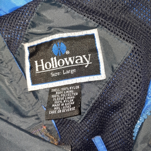- Holloway Size Large Mens Windbreaker Rain Coat Jacket - Picture 4 of 4